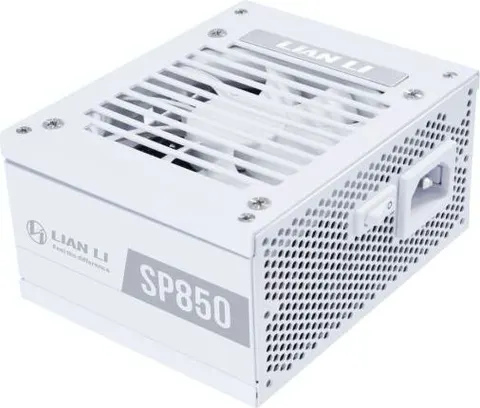 LIAN LI SP850 V2 Gold White - 850W SFX PSU - 12V-2x6 - Low Noise - 80 Plus Gold - ATX 3.1 - PCIe 5