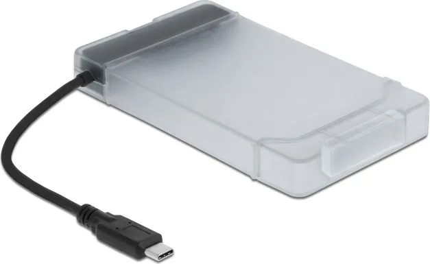 DELOCK αντάπτορας USB-C σε SATA 64084 με θήκη για 2.5" HDD/SSD, 6Gbps — εικόνα 3