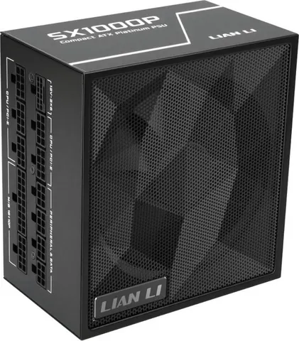 LIAN LI SX 1000P Black - PLATINUM 1000W - ATX 3.1 - 12V-2x6 - Japanese Capacitor - 10 Years Warranty