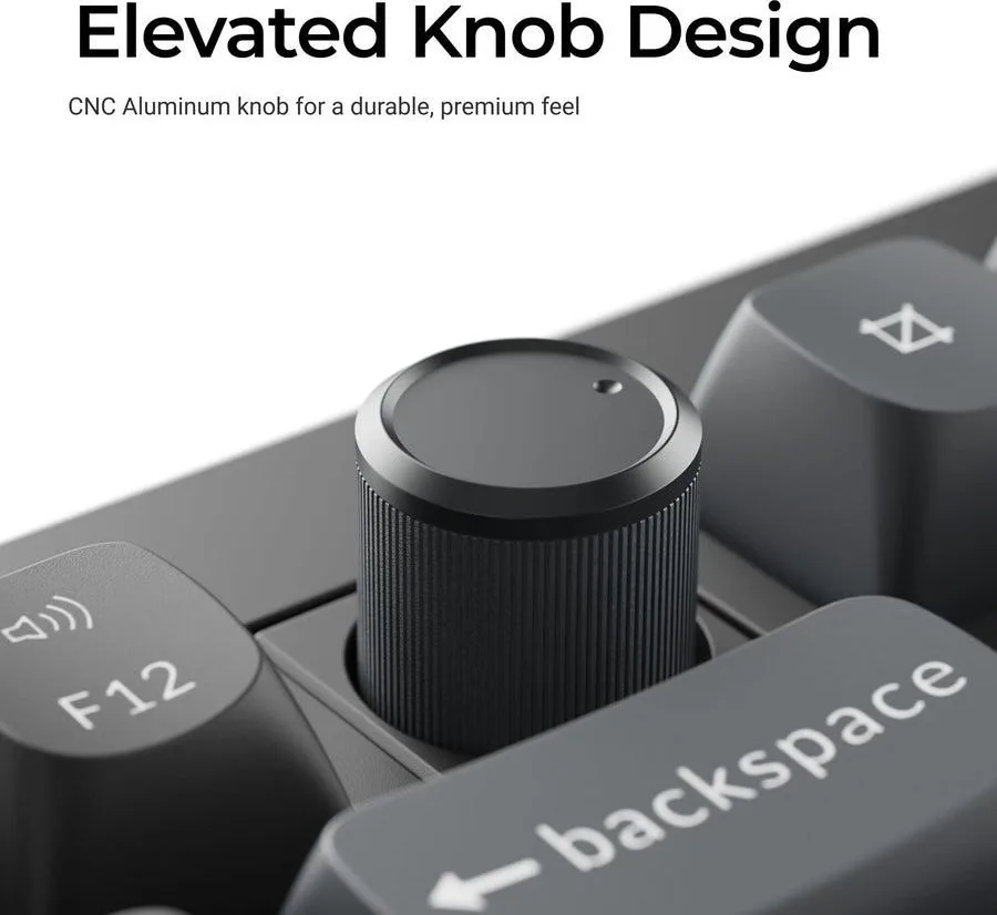 Keychron V6 Ultra (V6U-D3) QMK/VIA 8K Wireless Custom Mechanical Keyboard Brown Switch RGB 100% US — εικόνα 5