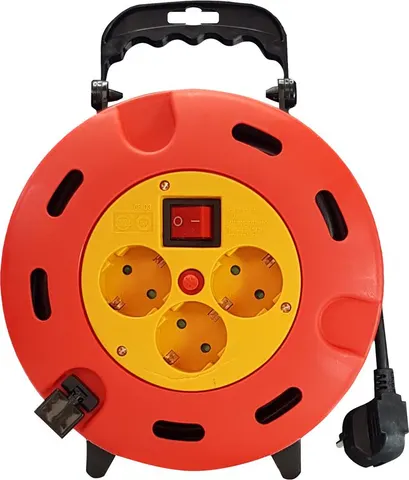 POWERTECH μπαλαντέζα κλειστού τύπου PT-896, 3x schuko, 16A, 5m
