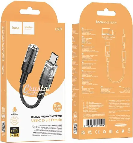 HOCO LS37 Origin Type-C TO 3.5mm Converter
