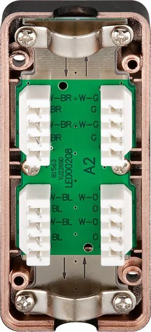 POWERTECH κυτίο σύνδεσης καλωδίων δικτύου NETW-0051, CAT 6/CAT 7, 600MHz, μαύρο — εικόνα 2