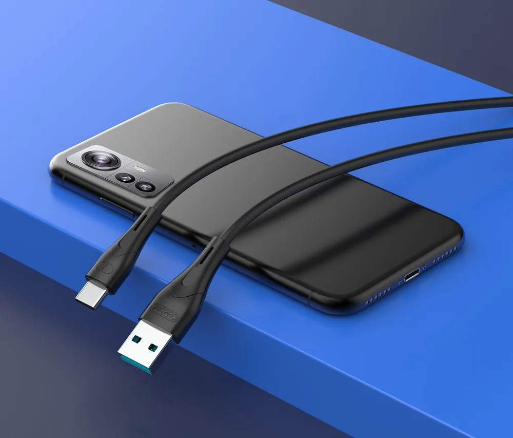CELEBRAT καλώδιο USB-C σε USB CB-18T, 3A, 480Mbps, 1m, μαύρο — εικόνα 2