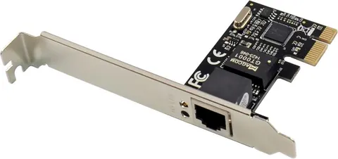 POWERTECH κάρτα επέκτασης PCIe σε 1x RJ45 ST714, 1000Mbps, RTL8111C