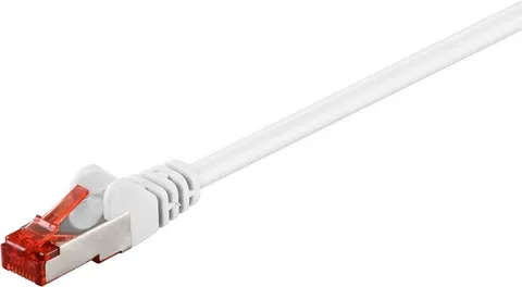 GOOBAY καλώδιο δικτύου 95575, CAT 6 S/FTP (PiMF), CCA, 1.5m, λευκό