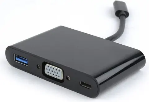 Gembird ΜΕΤΑΤΡΟΠΕΑΣ Type C 3 ΣΕ 1, VGA + USB3 + Type-C