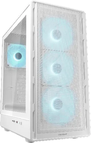 Cougar Airface Pure Pro RGB Tempered Glass ATX Mid Tower Case White