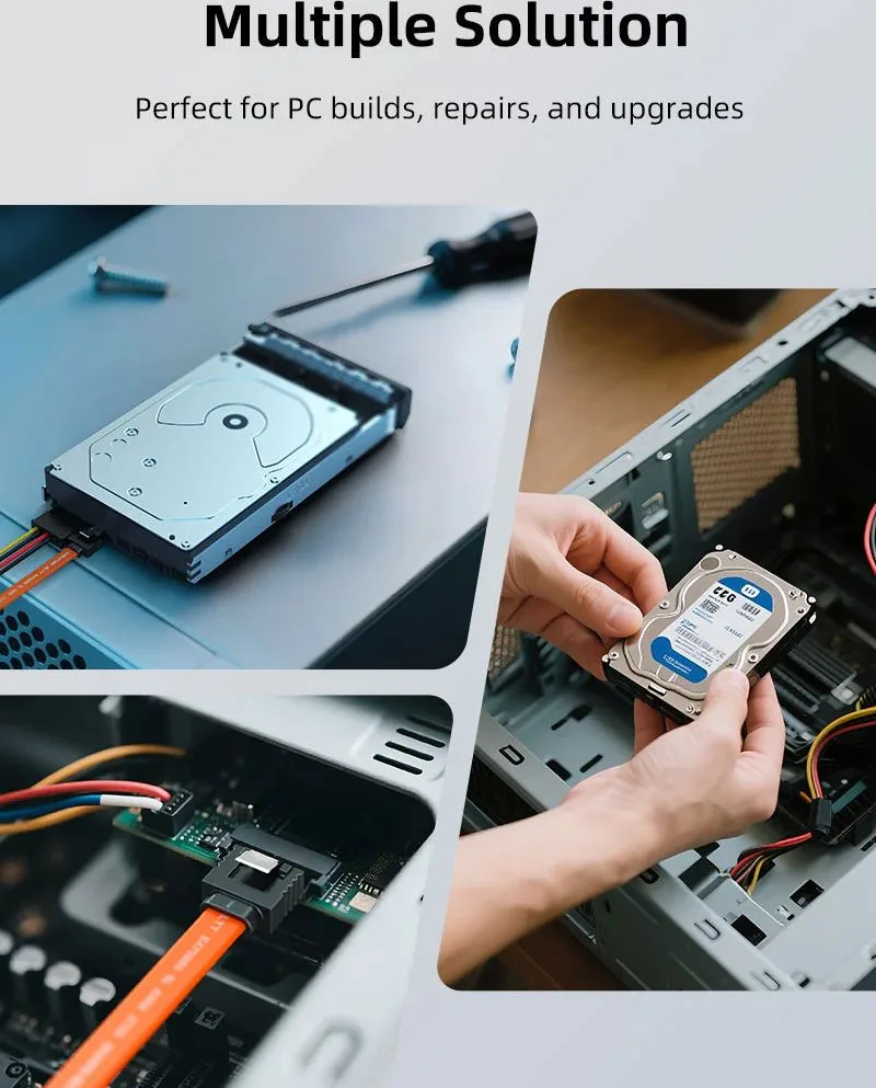 CABLETIME καλώδιο SATA III CT-SATA3, 6Gbps, 0.50m, πορτοκαλί — εικόνα 6