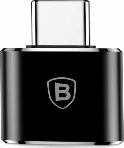 BASEUS Mini, αντάπτορας, USB ΘΗΛΥ ΣΕ Type-C ΑΡΣΕΝΙΚΟ, μαύρο