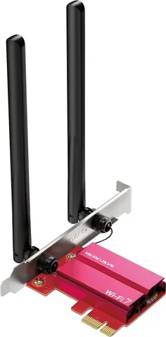 MERCUSYS κάρτα δικτύου WiFi 7 & Bluetooth MA37BE, 6500Mbps BE6500, PCIe, V1.0