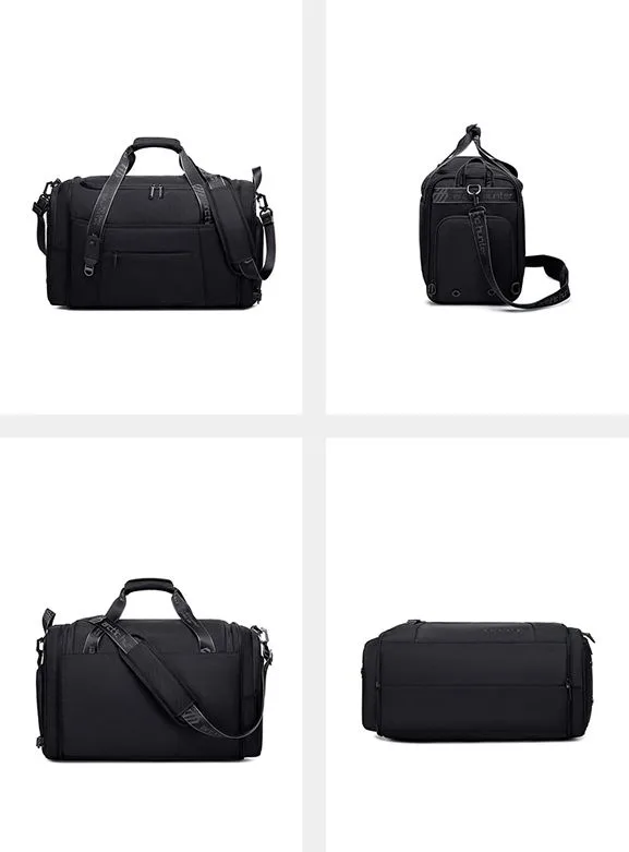 ARCTIC HUNTER τσάντα ταξιδίου LX00021, πτυσσόμενη, 30L, μαύρη — εικόνα 4