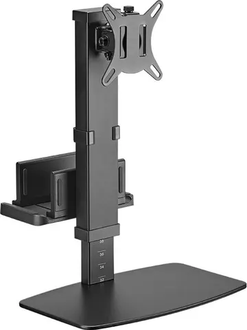 POWERTECH βάση γραφείου οθόνης PT-1449 με βάση mini PC, 17-32", έως 8kg