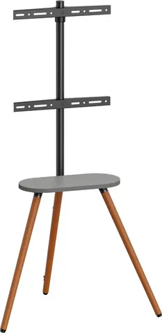 BRATECK βάση τηλεόρασης δαπέδου FS28-44F-04, 43-65", έως 35kg, με ράφι