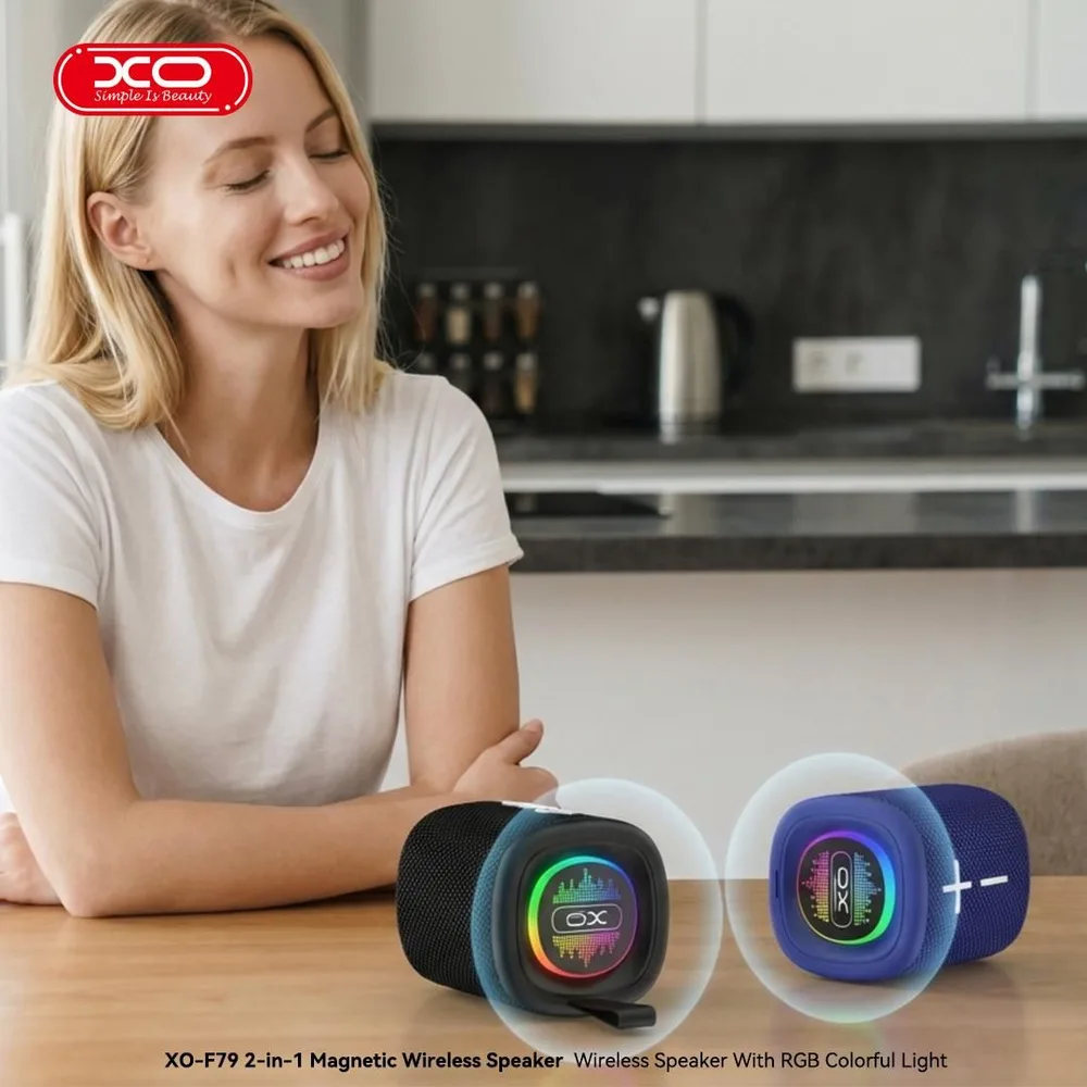 XO F79, ηχείο Bluetooth, 2x5W, IPX5, μαύρο — εικόνα 4