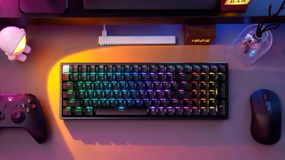 Keychron K4 HE (K4H-J1) Shine-Through Wireless Magnetic Hall Effect RGB Keyboard 96% US Layout — εικόνα 2