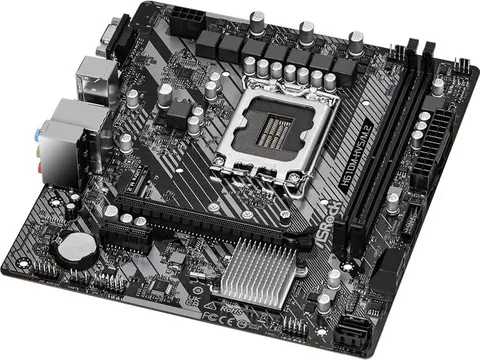 ASROCK μητρική H610M-HVS/M.2 R2.0, 2x DDR4, s1700, USB 3.2 Gen1, mATX