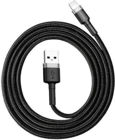 BASEUS Cafule καλώδιο φόρτισης, USB ΣΕ Lightning, 2M, 1.5A, μαύρο
