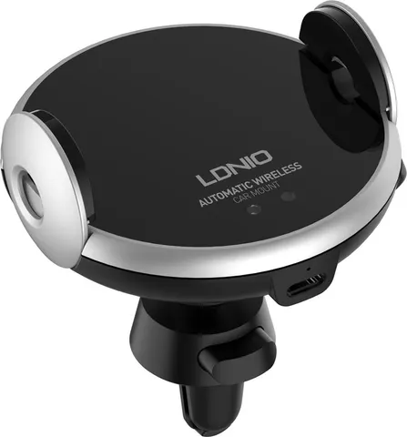 LDNIO ασύρματος φορτιστής & βάση αυτοκινήτου MA02, 15W, μαύρο