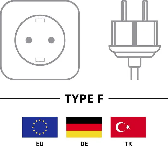 GOOBAY καλώδιο τροφοδοσίας 95142, 3G 1.00mm², 3m, μαύρο — εικόνα 3