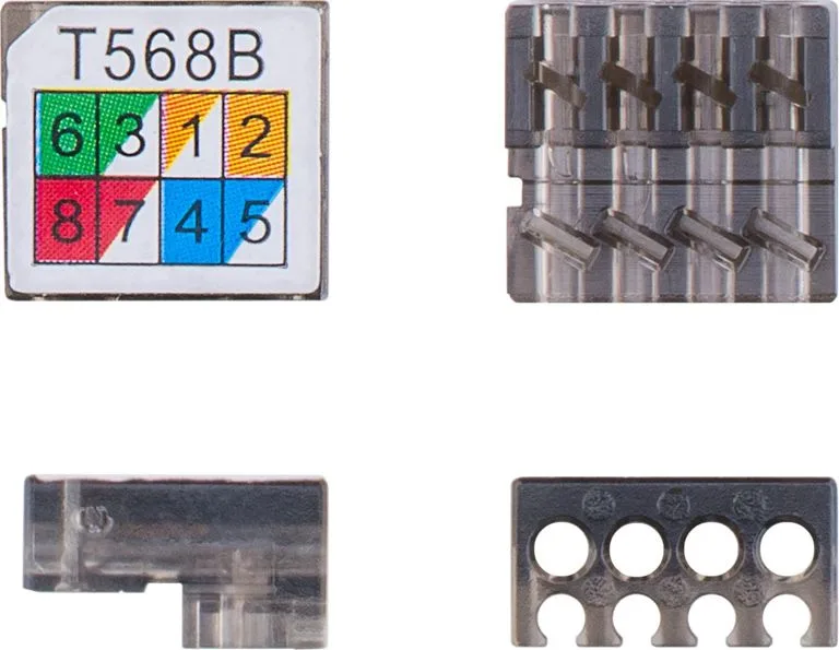 GOOBAY σύνδεσμος καλωδίων CAT 6A 79579, STP, toolfree — εικόνα 3