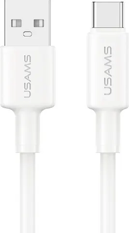 USAMS καλώδιο USB-C σε USB SJ761, 3A 18W, 480Mbps, 1m, λευκό