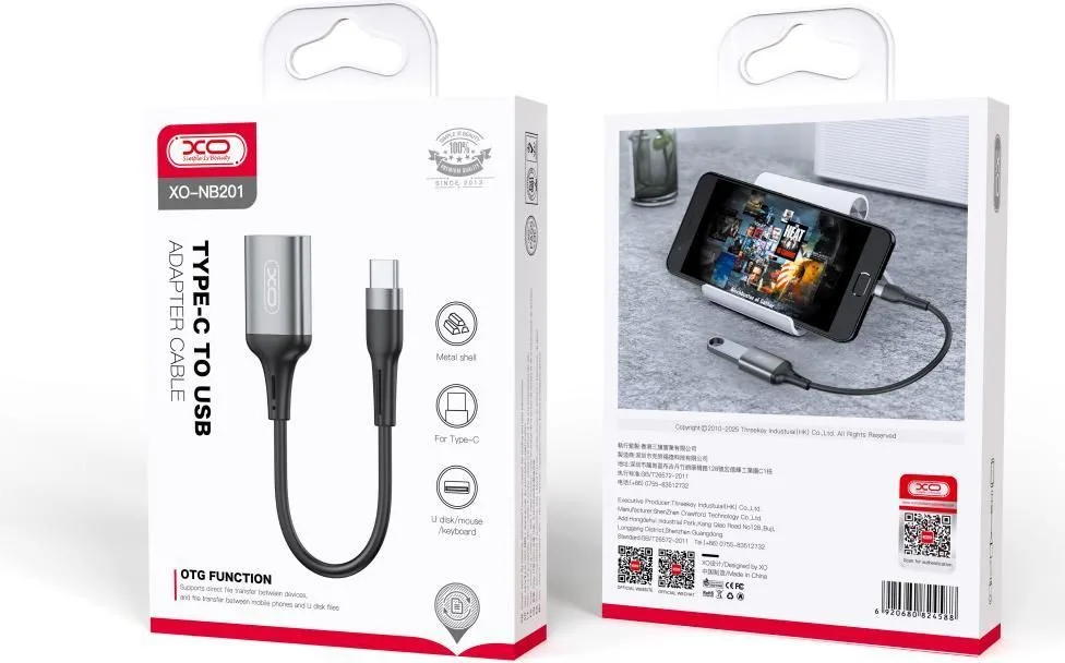 XO NB201 OTG USB 2.0, 480Mbp Type-C ΣΕ OTG — εικόνα 2