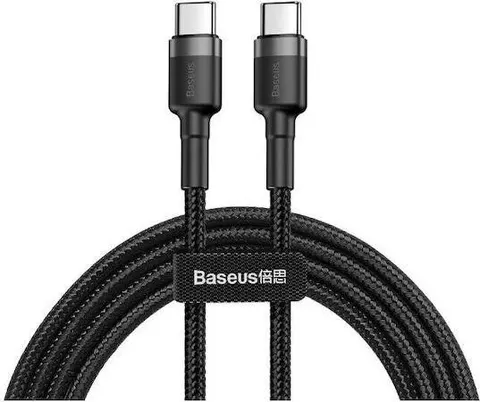 BASEUS Cafule, καλώδιο ΓΡΗΓΟΡΗΣ φόρτισης, Type-C ΣΕ Type-C, 2m, 100W, μαύρο