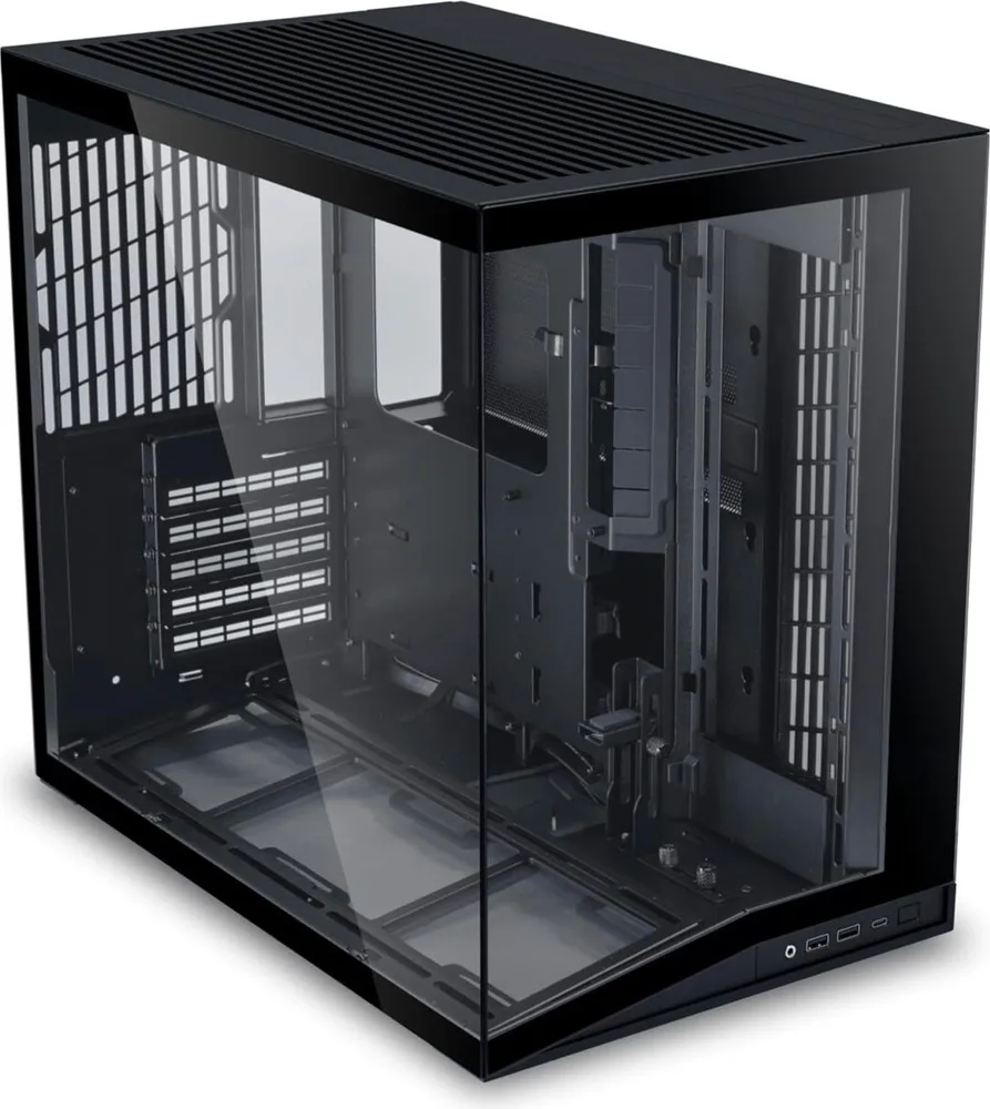 LIAN LI O11D Mini V2 Black - ATX PC Gaming Case - Improved Airflow - GPU Support Bracket — εικόνα 2