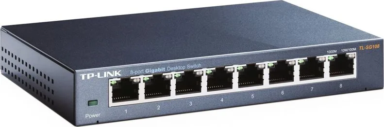 TP-LINK Desktop Switch TL-SG108 8 Θυρών, 10/100/1000Mbps, Ver. 6.0 — εικόνα 3