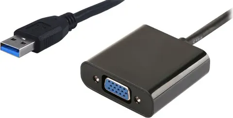 POWERTECH αντάπτορας USB 3.0 σε VGA PTH-021, Full HD, μαύρο