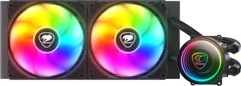 Cougar Poseidon Elite ARGB 240 Υδρόψυξη Επεξεργαστή 240mm με 2x120mm PWM ARGB Fans Μαύρη