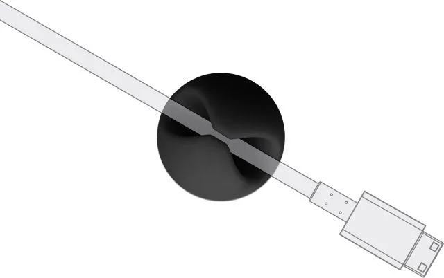 POWERTECH οργανωτές καλωδίων TIES-072, 1 θέση, Φ9mm, μαύρο, 10τμχ — εικόνα 2