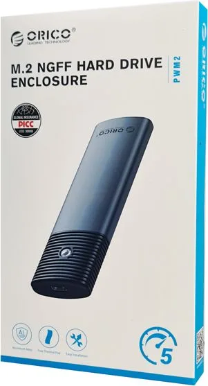ORICO θήκη για Μ.2 SATA SSD PWM2-BK-EP, 5Gbps, έως 4TB, μαύρη — εικόνα 7