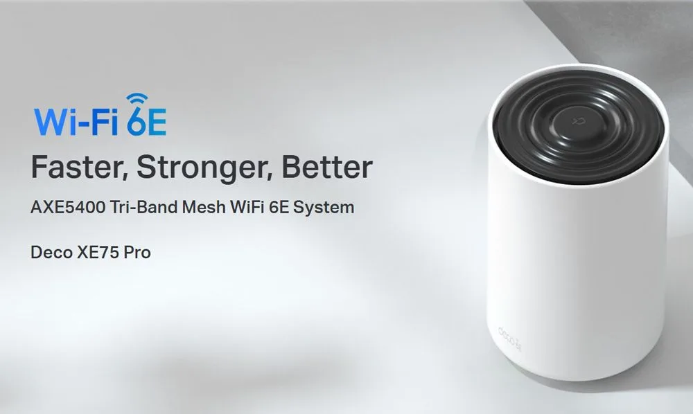 TP-LINK Home Mesh WiFi 6E System Deco XE75 Pro, 5400Mbps AXE5400, Tri-Band, V3.0 — εικόνα 2
