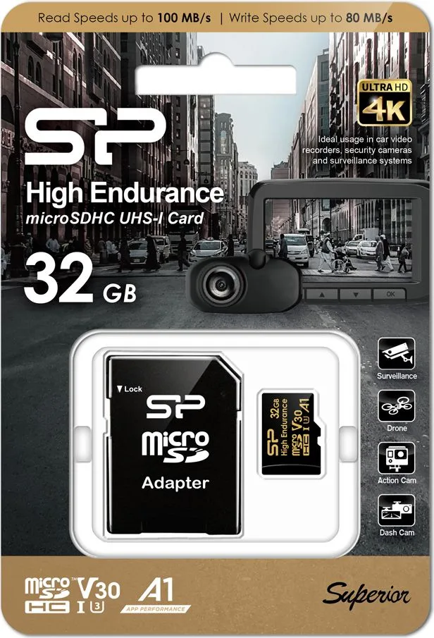 SILICON POWER κάρτα μνήμης microSDHC High Endurance, 32GB, Class 10 UHS-I U3 A1 V30 — εικόνα 6