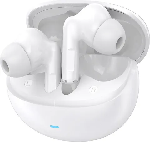 CELEBRAT earphones με θήκη φόρτισης W80, True Wireless, 13mm, 30/230mAh, λευκά