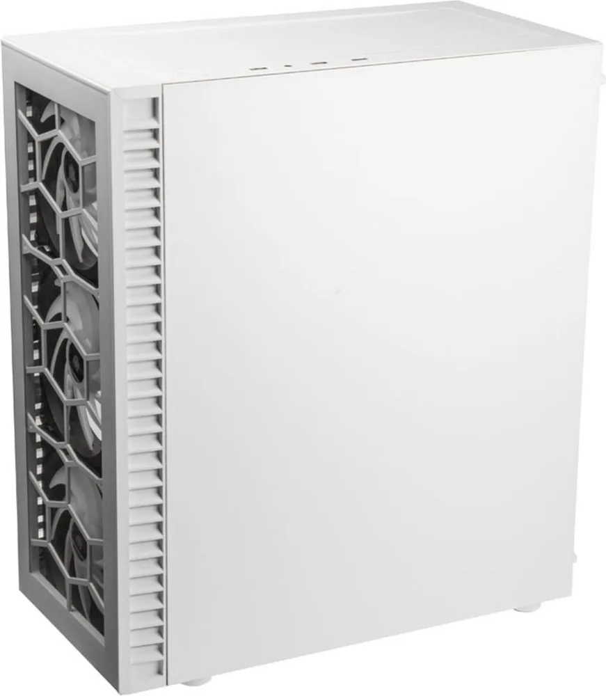 Kolink Observatory HF Glass ARGB Midi Tower Case - White (with 6 ARGB fans - 3x140mm & 3x120mm ) — εικόνα 3