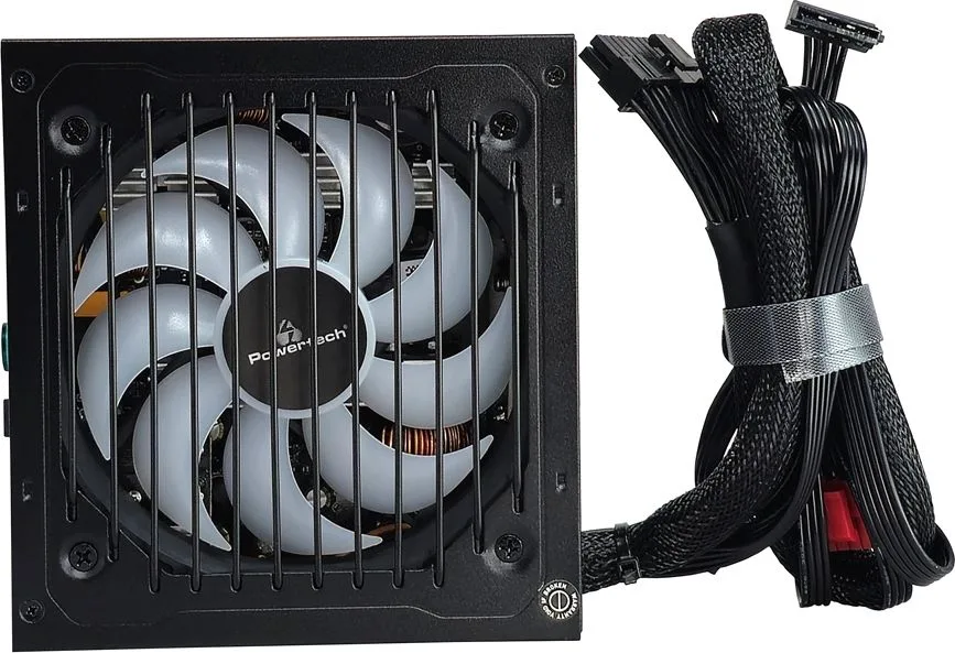 POWERTECH τροφοδοτικό PC PT-1311, 80PLUS Bronze, 700W, ATX, 120mm RGB Fan, Semi Modular — εικόνα 4