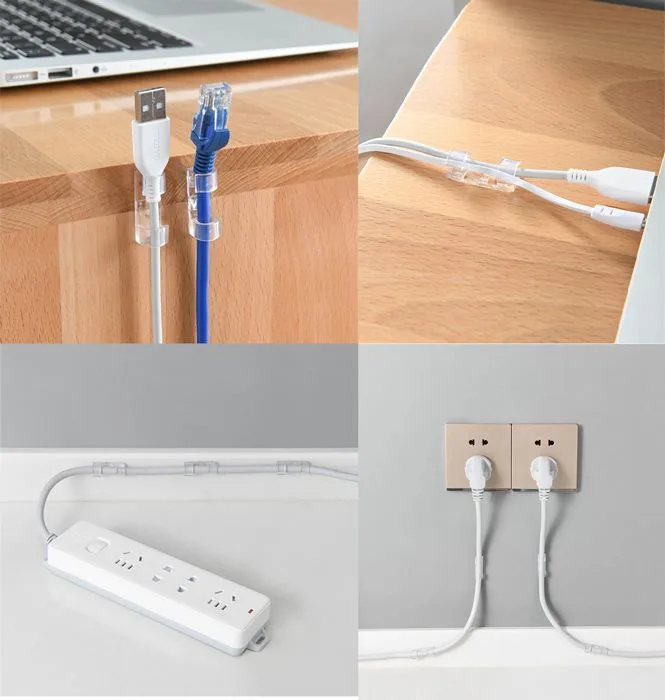POWERTECH οργανωτής καλωδίων TIES-031, 3.3x1.3x1.2cm, διαφανές, 12τμχ — εικόνα 2