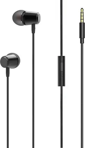 LDNIO earphones με μικρόφωνο HP03, 3.5mm σύνδεση, Φ10mm, 1.2m, μαύρα
