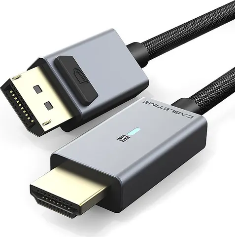 CABLETIME καλώδιο DisplayPort σε HDMI CT-AV585-P02G4K, 4K/30Hz, 1.8m, μαύρο