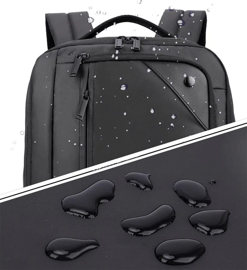 ARCTIC HUNTER τσάντα πλάτης 1500346 με θήκη laptop 15.6", 15L, μαύρη — εικόνα 7