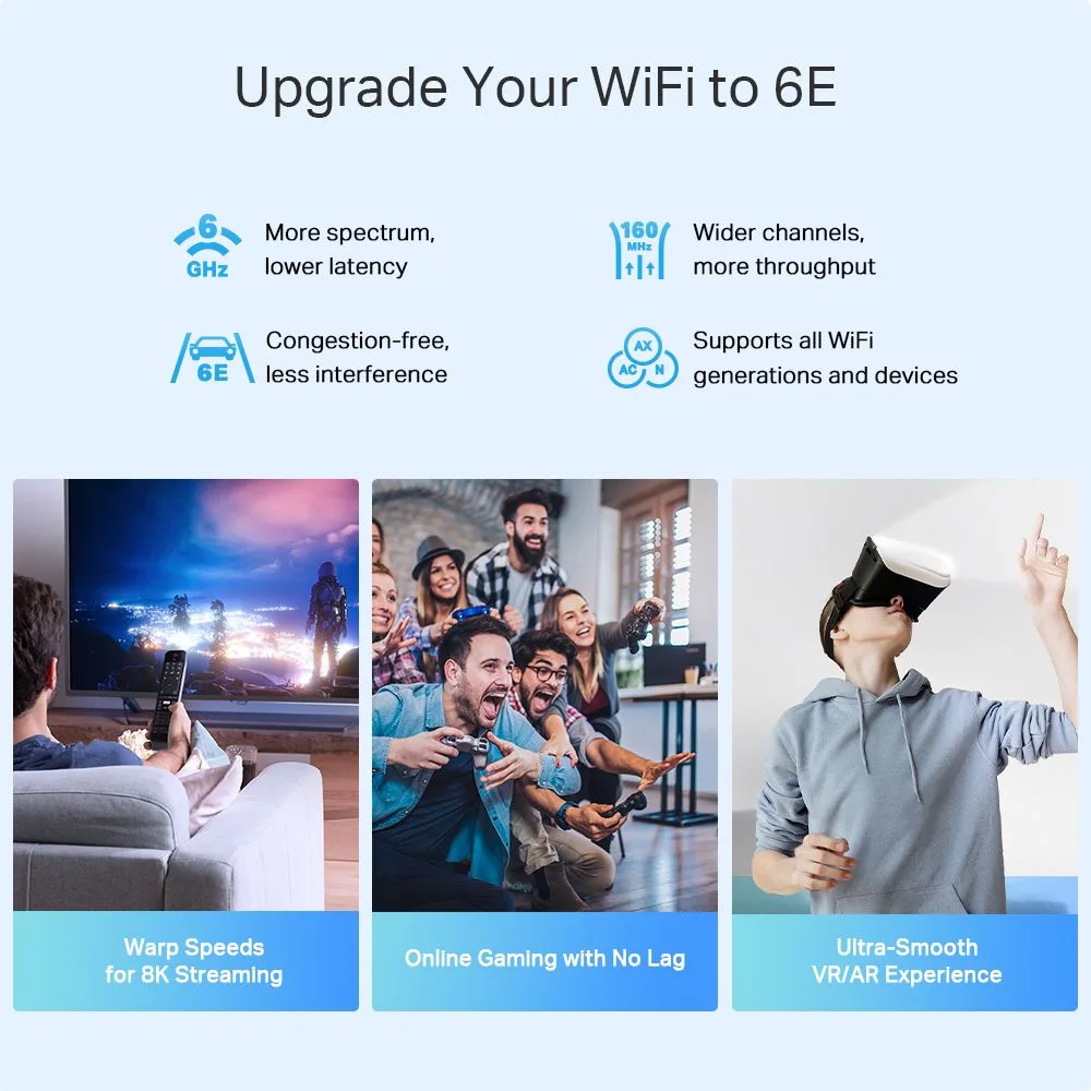 TP-LINK Home Mesh WiFi 6E System Deco XE75 Pro, 5400Mbps AXE5400, Tri-Band, V3.0 — εικόνα 5