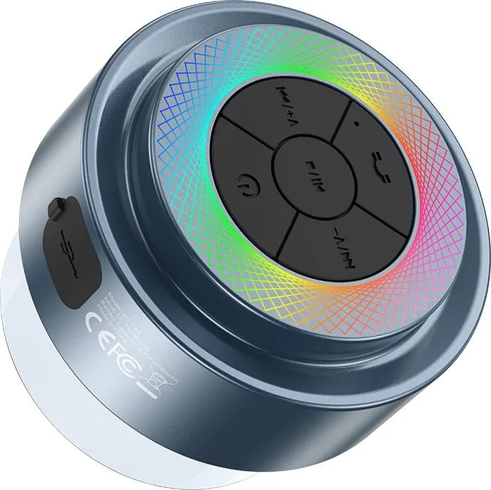 XO F64 ηχείο Bluetooth ΜΠΑΝΙΟΥ, ΑΔΙΑΒΡΟΧΟ, γκρι — εικόνα 2