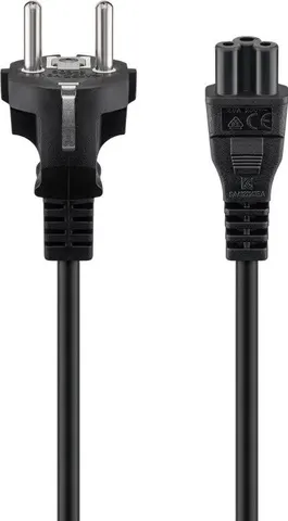 GOOBAY καλώδιο τροφοδοσίας 93586, 0.75mm², 1.8m, μαύρο