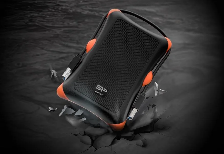 SILICON POWER εξωτερική θήκη Armor 30 HDD 2.5" slim, USB 3.1, shockproof — εικόνα 3