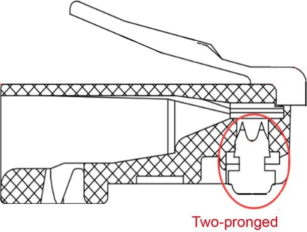 GOOBAY βύσμα RJ45 72500, CAT 5e UTP, διάφανο, 10τμχ — εικόνα 2