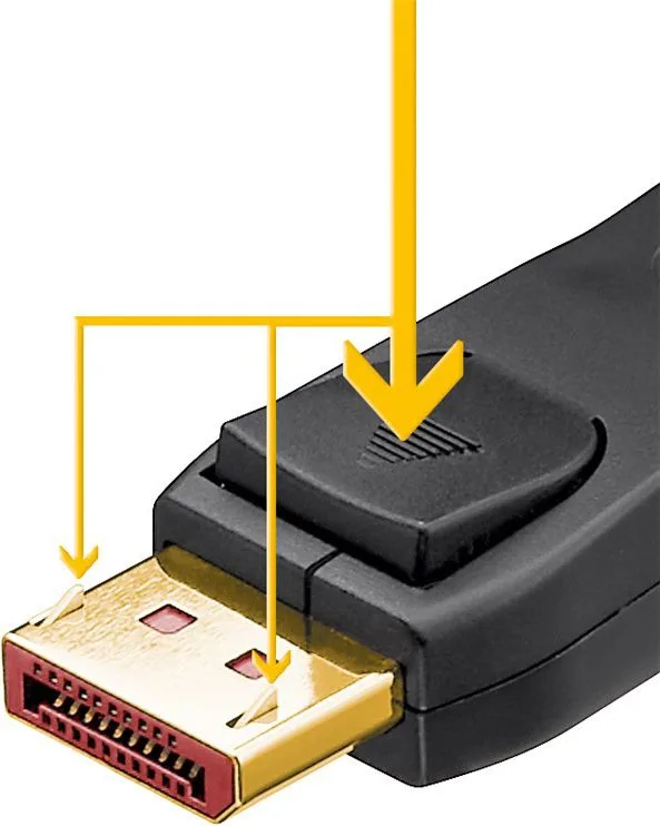 GOOBAY καλώδιο DisplayPort 74761, 16K/60Hz, 80 Gbps, 2m, μαύρο — εικόνα 2
