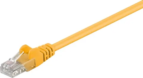 GOOBAY καλώδιο δικτύου 68366, CAT 5e U/UTP, CCA, PVC, 3m, κίτρινο